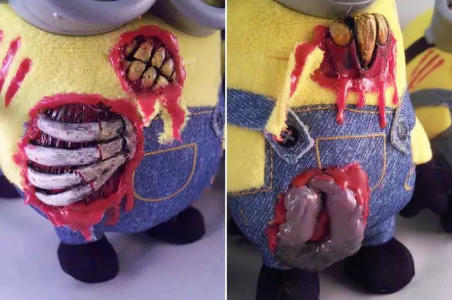 僵尸小黃人：從可愛變可怕的各種DIY手工娃娃