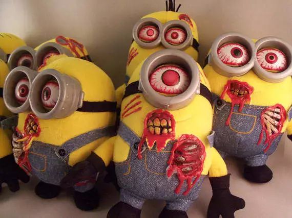 僵尸小黃人：從可愛變可怕的各種DIY手工娃娃